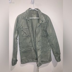 AEO Green Army Utility Jacket